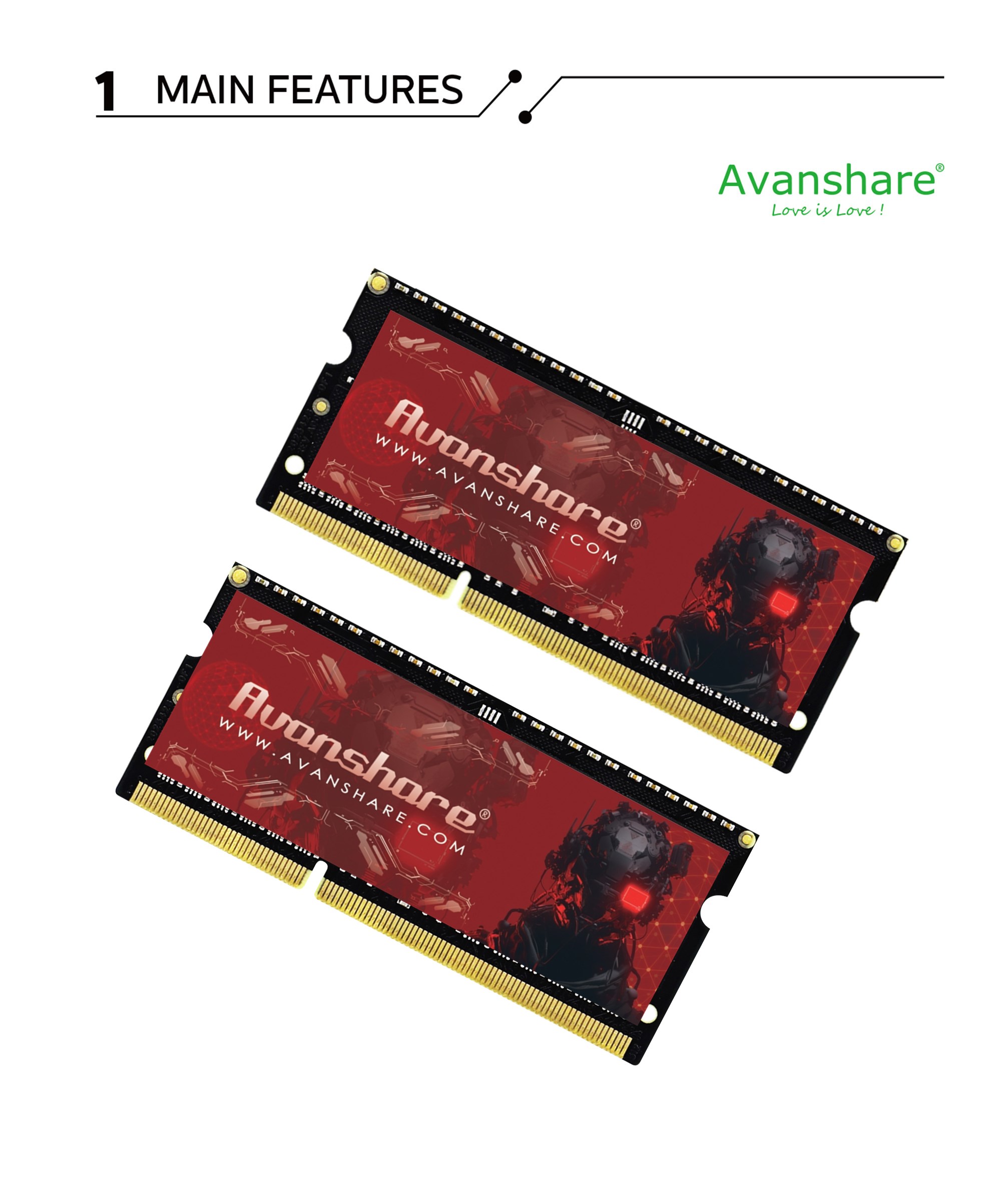 Avanshare Ram Memory DDR5 DDR4 - огляд і ціна Ddr5 4800Mhz