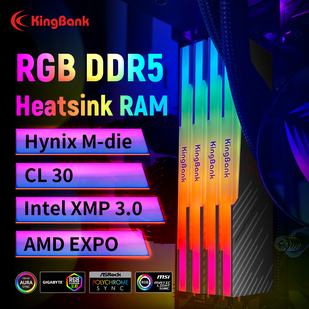 KingBank KRRB DDR5 RGB SoarBla - огляд і ціна Ddr5 Kit