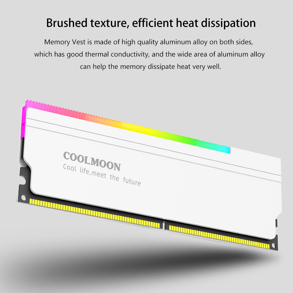 COOLMOON 5V-3PIN ARGB RAM Heat - огляд і ціна Ddr5 Ram