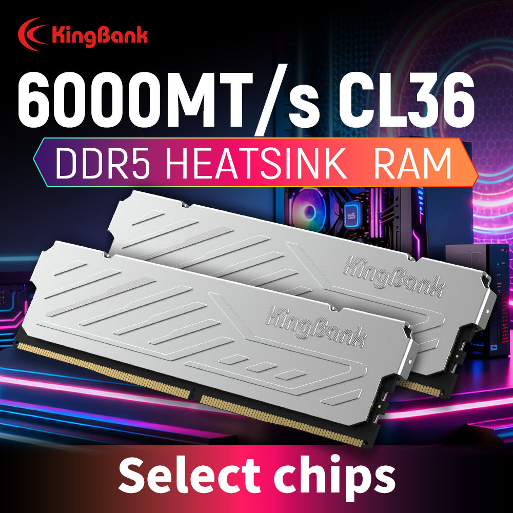 KingBank KJXS DDR5 RAM 16GB /  - огляд і ціна Ddr5 16Gb 6000Mhz