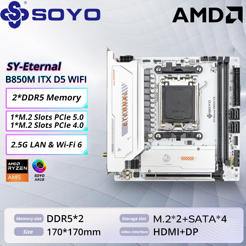 SOYO B850M ARGB Motherboard WI - огляд і ціна Ddr5 Kit